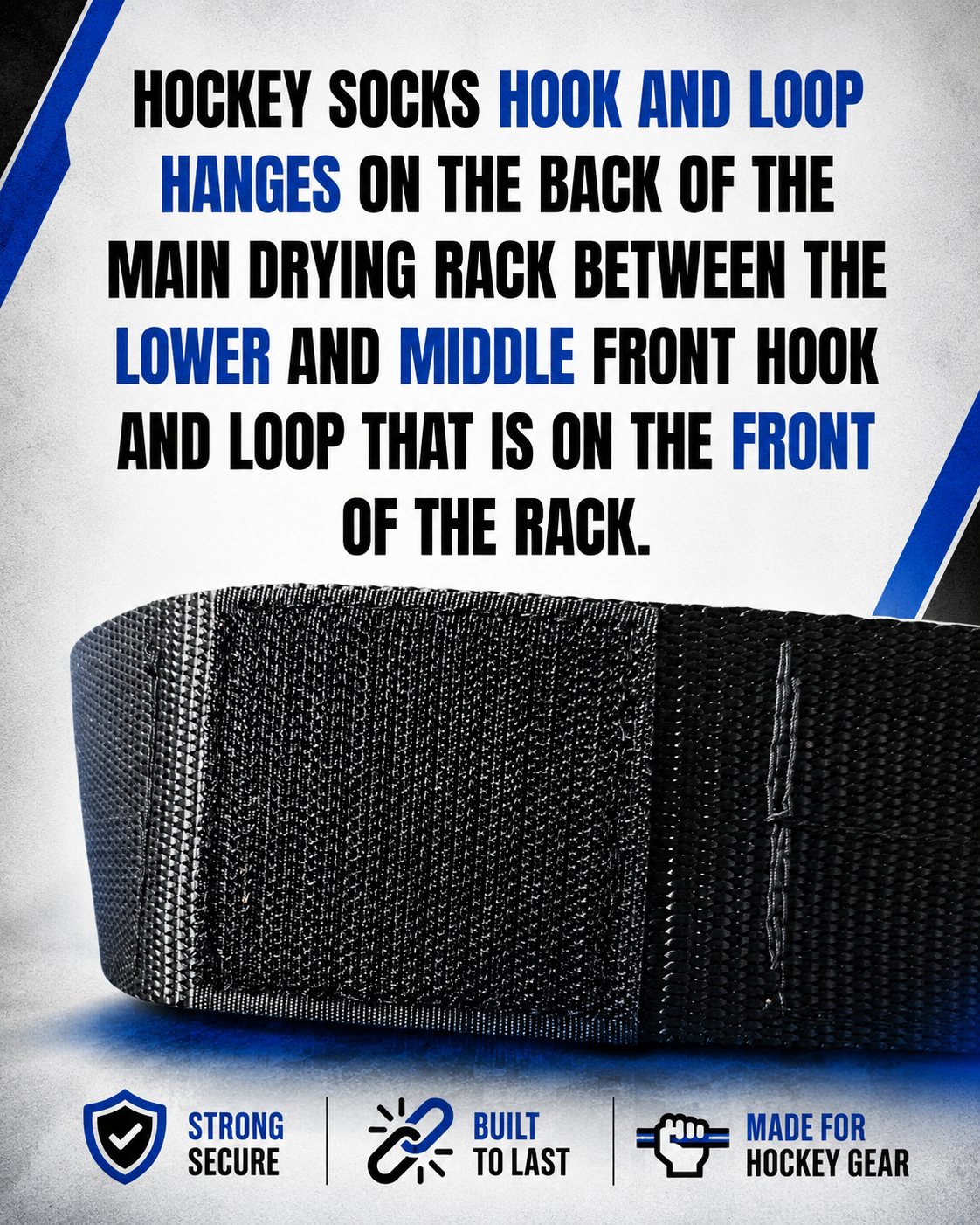 RipDry Ice Hockey Portable Equipment Drying Rack